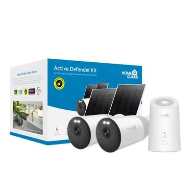 Homeguard 2K bežični Set, 10 CH Smart Hub + 2 kamere, AI detekcija