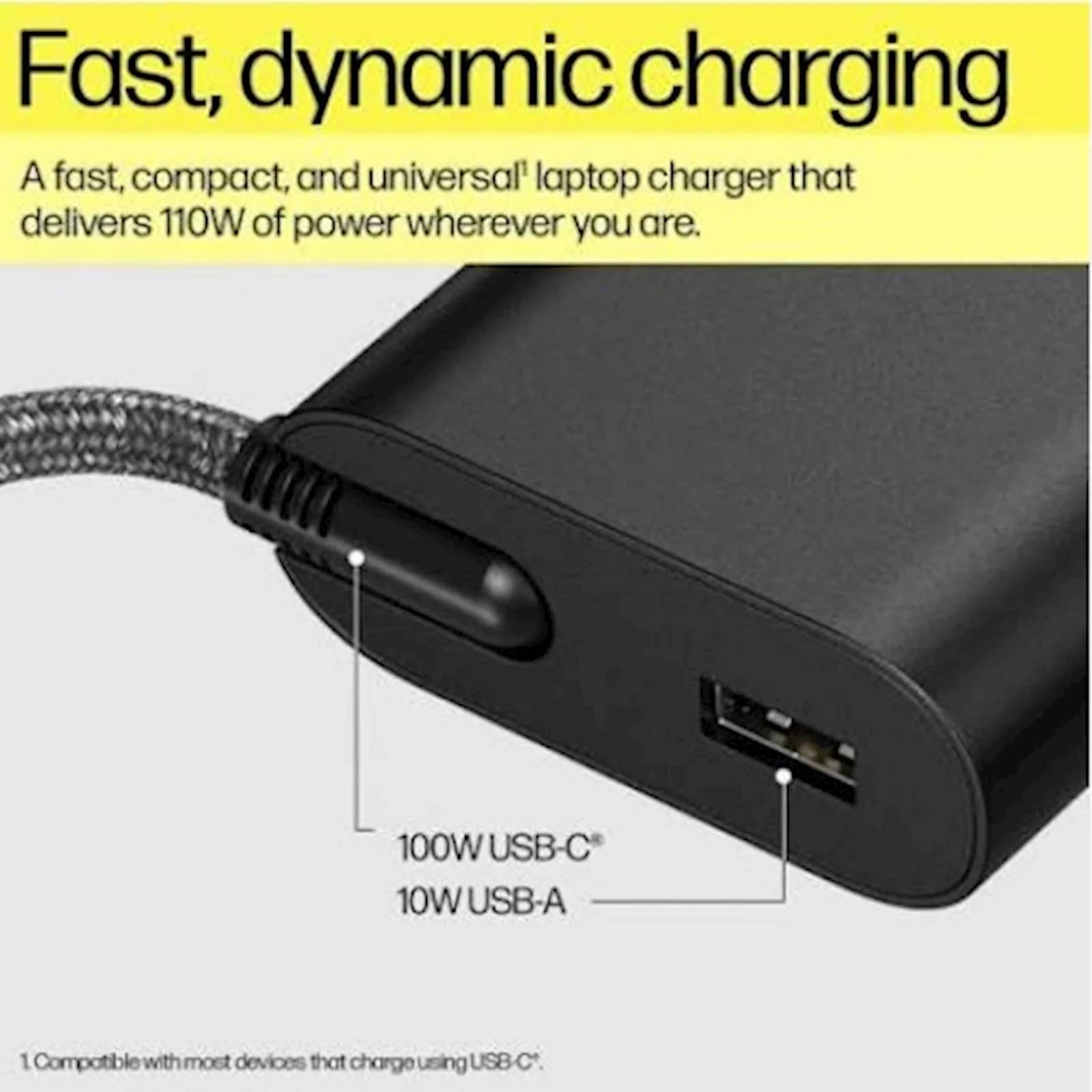 Punjač za laptop HP USB-C 110W (8B3Y2UT)