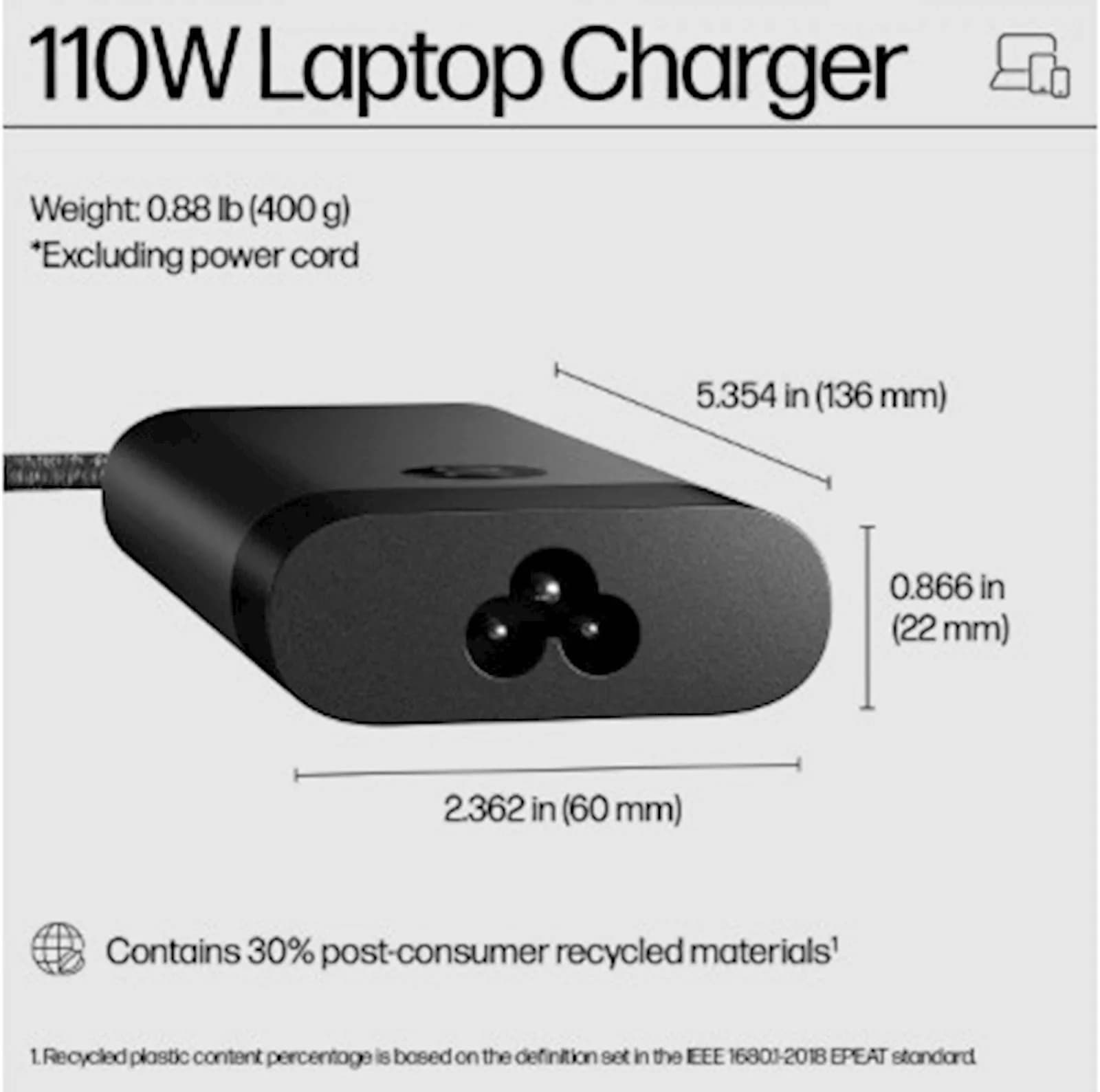 Punjač za laptop HP USB-C 110W (8B3Y2UT)