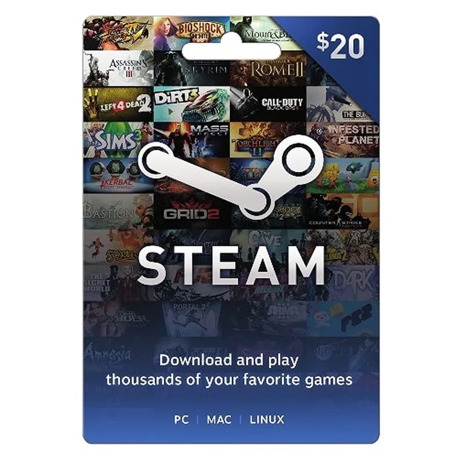 Steam gift card 20$ - Global