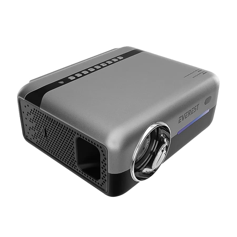 Projektor EVEREST PJ03 Upper Pro Gray/Black Tripod 1920*1080p 8000 lumen Android 9.0 Screen Reflected Full HD Projection Device, 39090