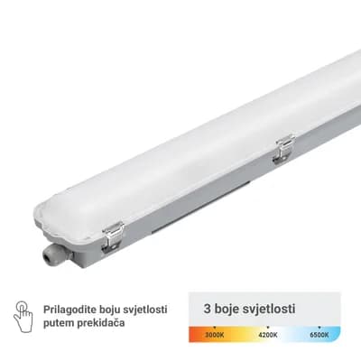 LED vodotijesna svjetiljka Green Tech, 15W, 3CCT, IP66, 636 cm