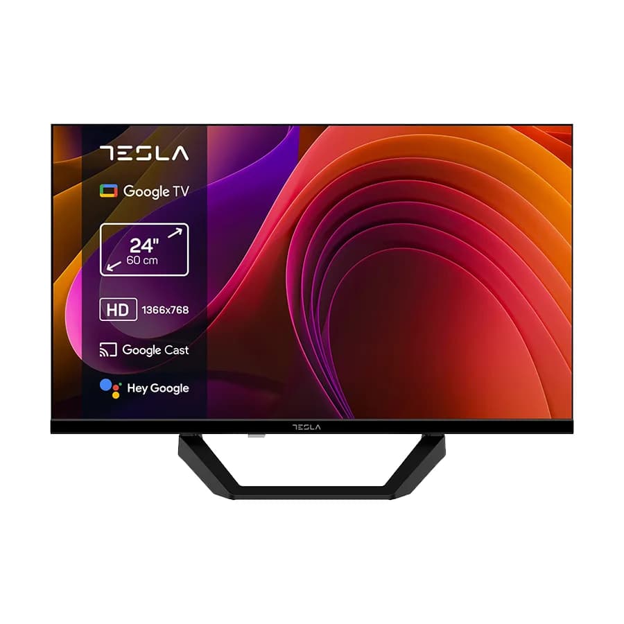 Tesla TV 24E655BHS Google TV DC Adapter za automobil 12V BOX Zvucnici 2x5W