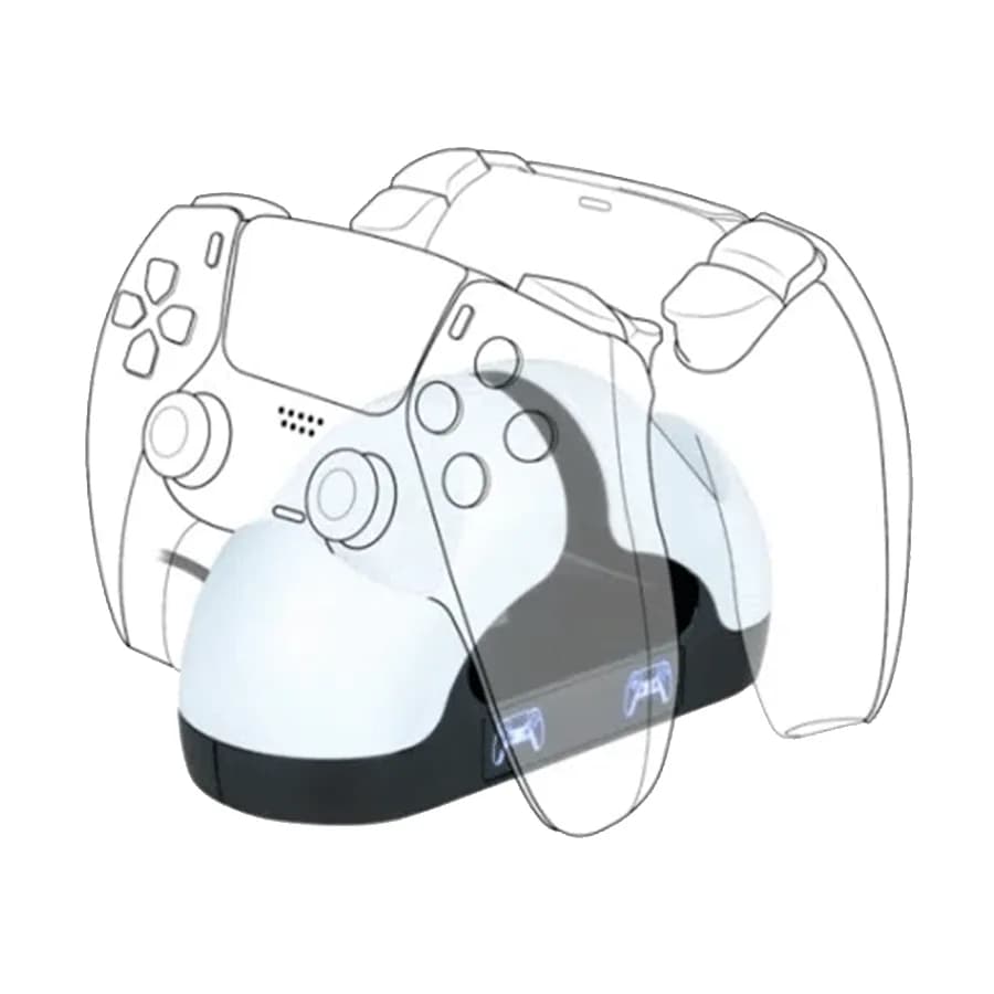Bigben Dual Charging Station V3 (2 x Dualsense PS5 Controller) PS5DUALCHARGERV3