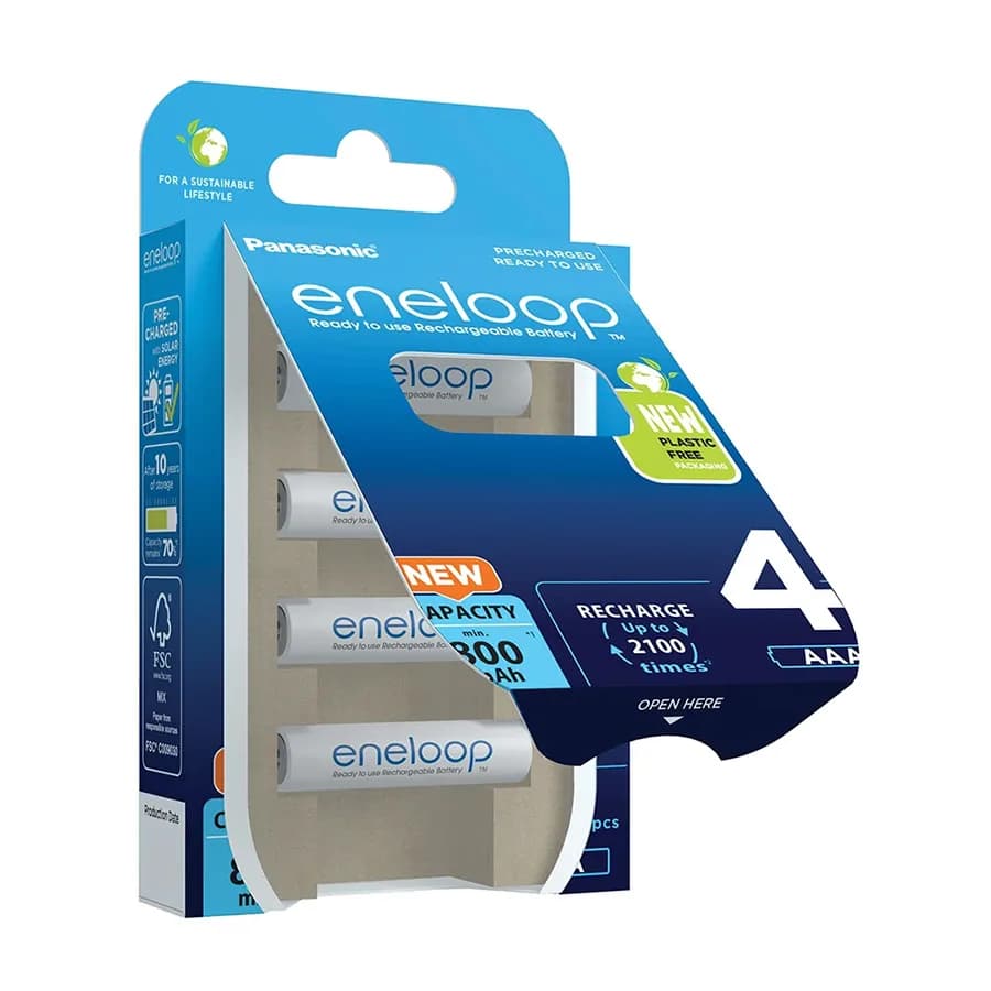 Panasonic punjive baterije eneloop AAA/4B (BK-4MCDE/4CP)