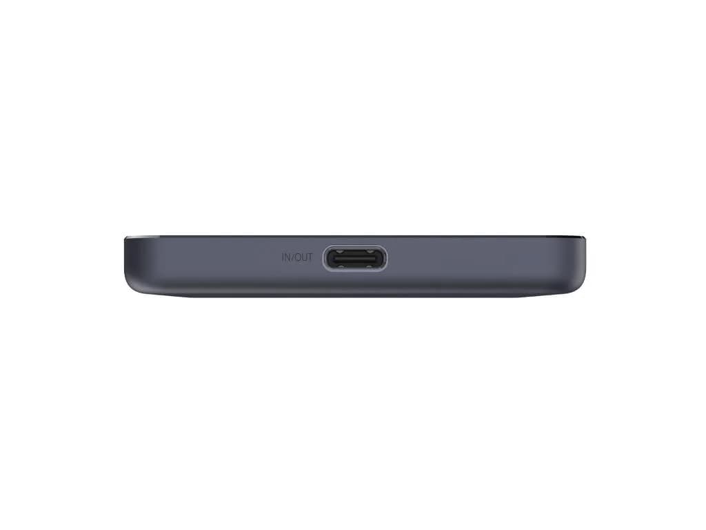 Xiaomi SuperSlim PB 5000 mAh crni USB-C x1, bežično punjenje