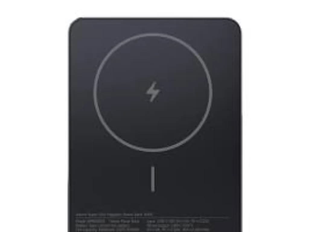 Xiaomi SuperSlim PB 5000 mAh crni USB-C x1, bežično punjenje
