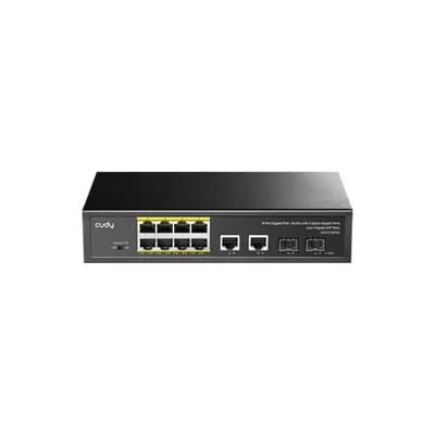 Switch Cudy GS1010PS2, 8-Portni, PoE+, 2x gigabit uplink, 2x gigabit SFP, 120W