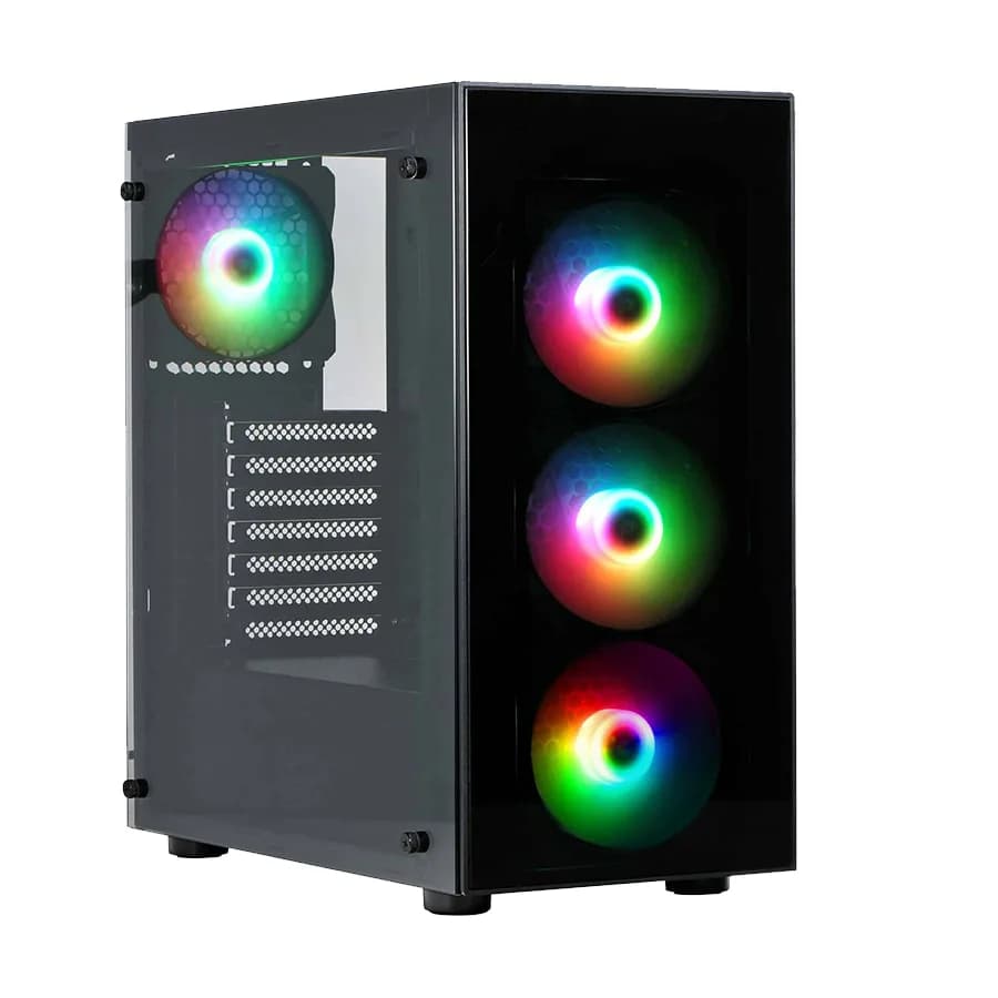 Kuciste Spire case VISION 7025 RGB gaming ATX 4xRGB fan 120mm VGA 370mm CPU cooler 170mm SPM7025GU3-4RGB